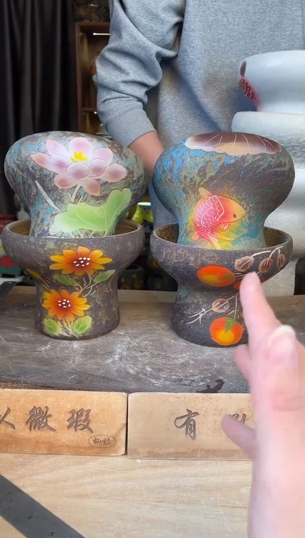 【闪购商品】摆件9-213口17高14 四个