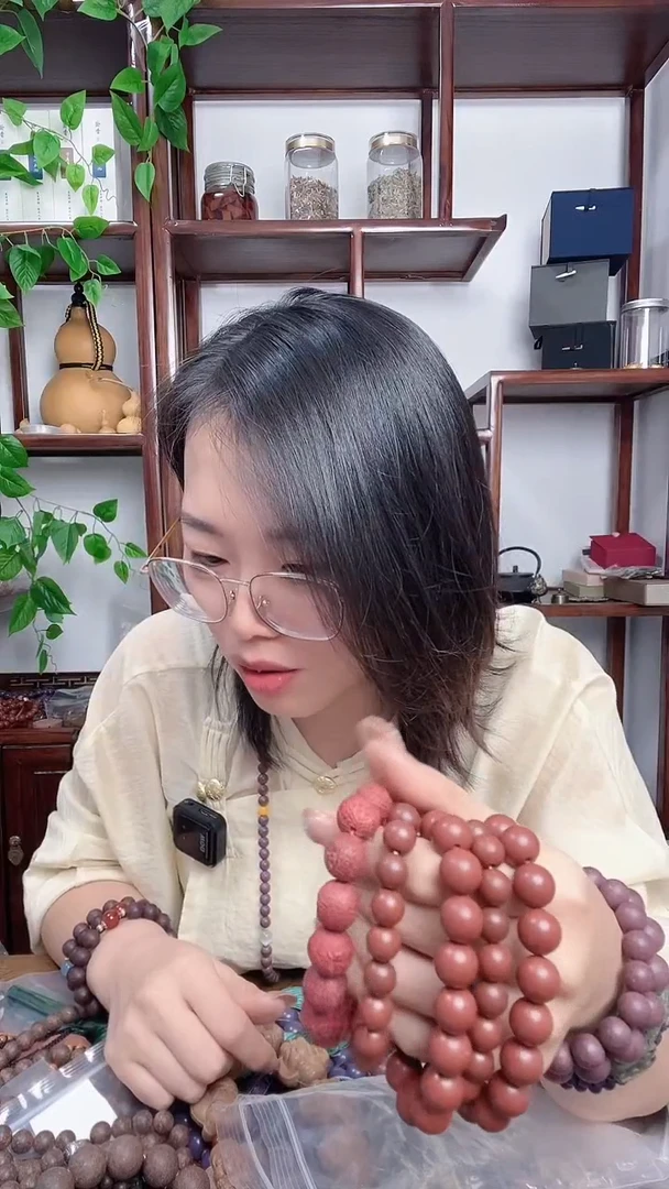 泥塑青麟隋香方的手串