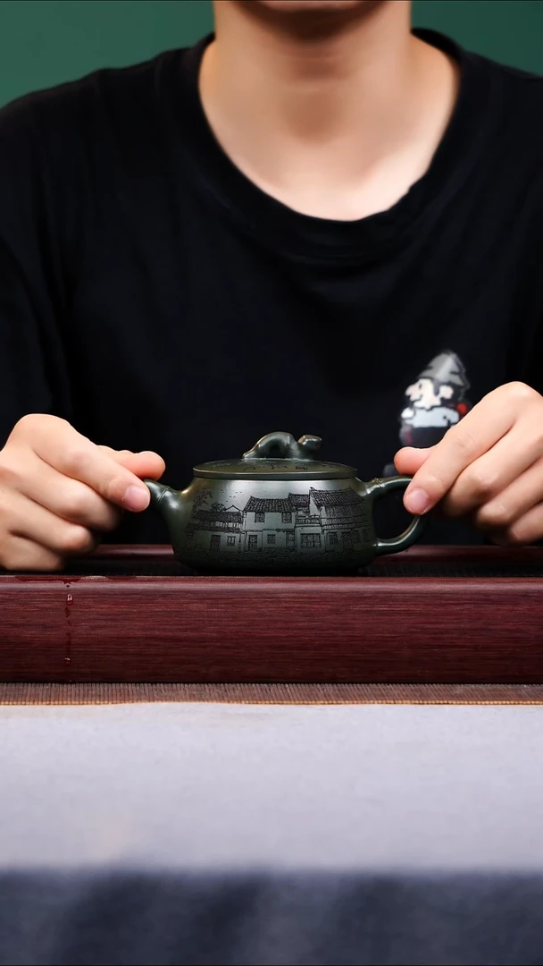 茶壶紫砂宜兴原矿紫砂作品