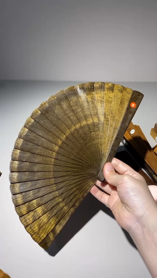 金丝楠王金丝楠木阴沉乌木扇红6