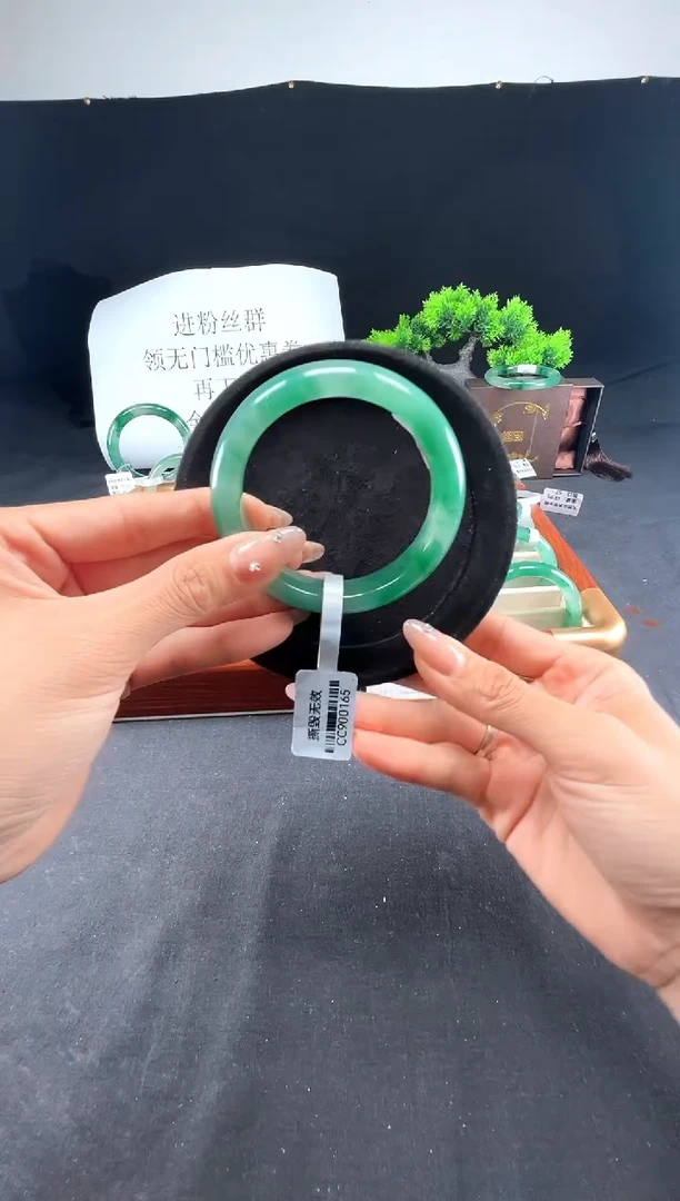 未镶嵌手镯石英质玉（非洲翠）真品上等纯天然非洲翠玉手镯石英质玉