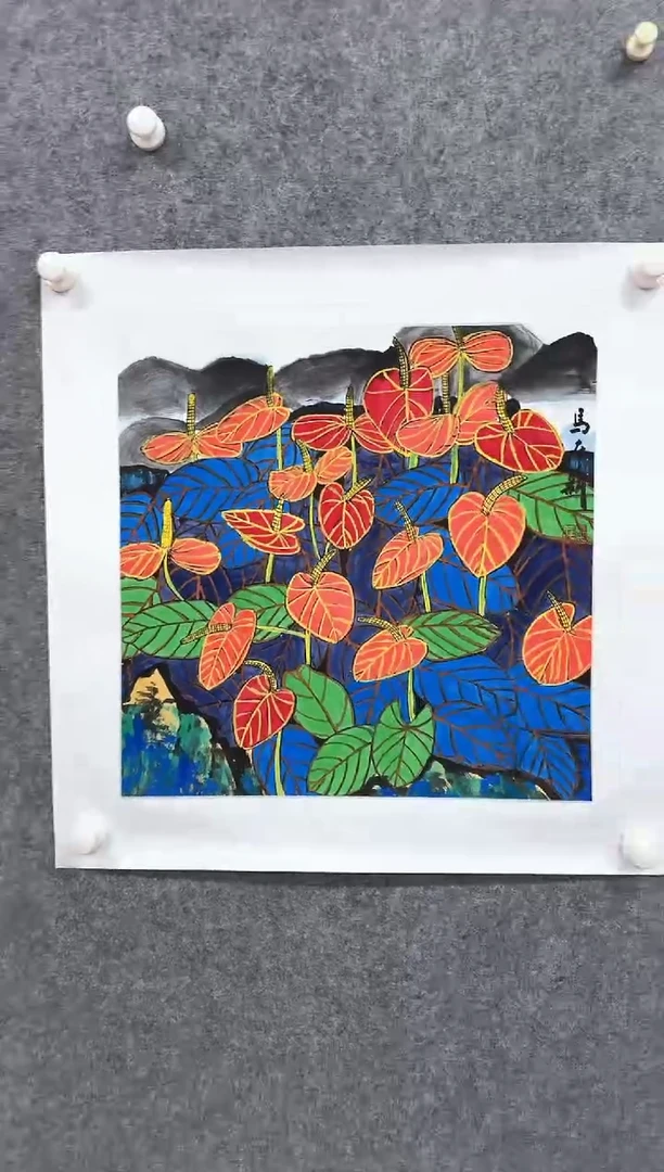 国画DH-马在新老师绘画作品