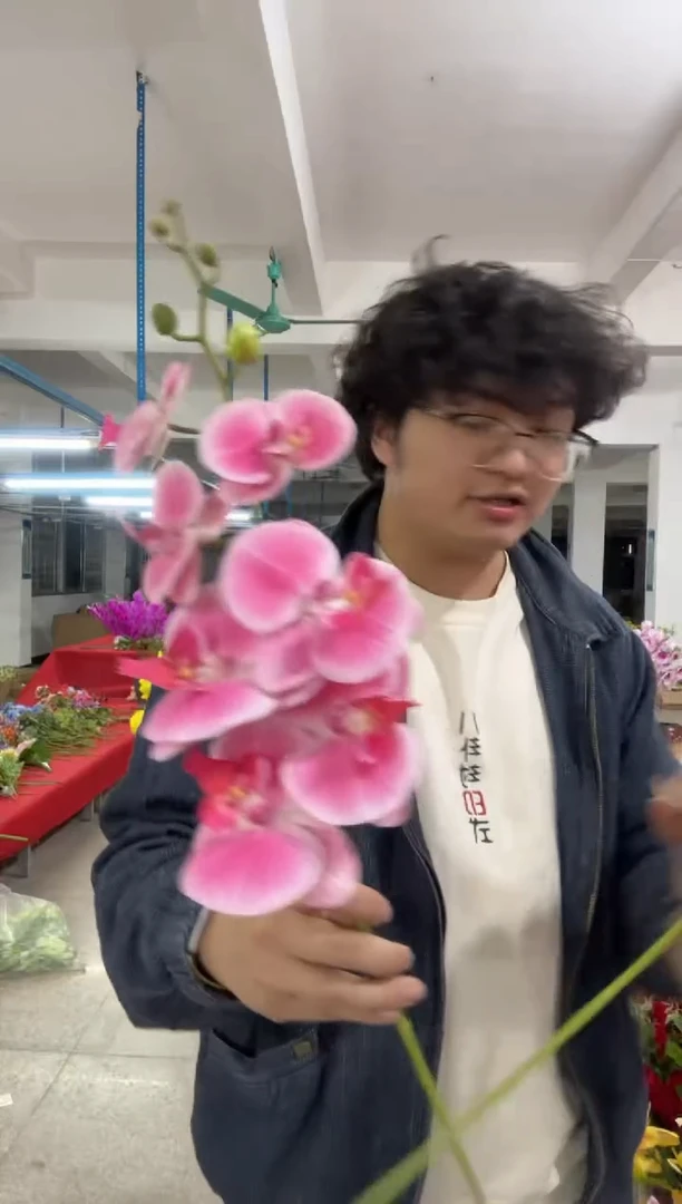 【闪购商品】仿真绿植7头蝴蝶兰2束