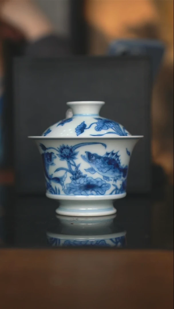 江西景德镇望月怀古陶瓷摆件0000005