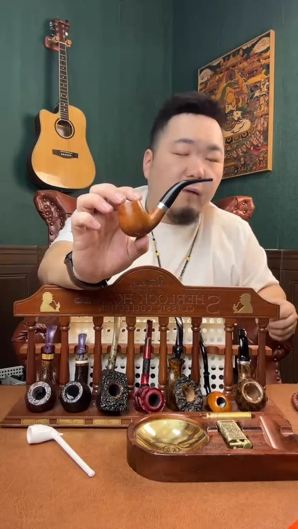 石楠木木雕款意大利进口石楠木烟斗