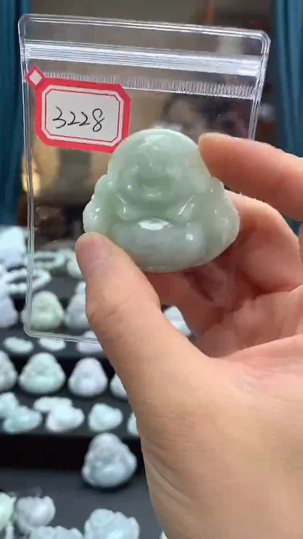颈饰未镶嵌翡翠佛公3228