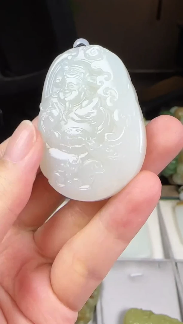 吊坠(不含链)未镶嵌和田玉JJD0104024多样性发一