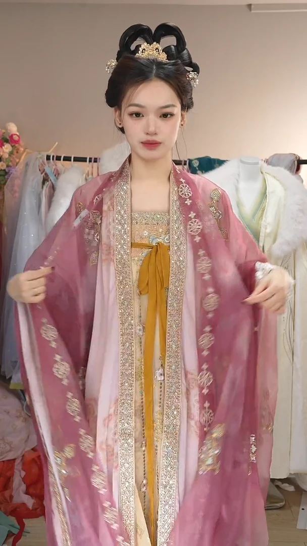 云罗 单刺绣大袖衫 特价不退换