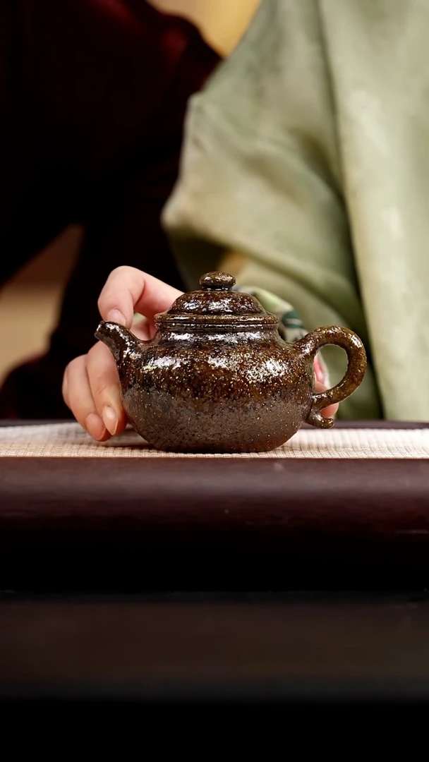 茶壶紫砂沉香柴烧九变丹砂大亨莲子