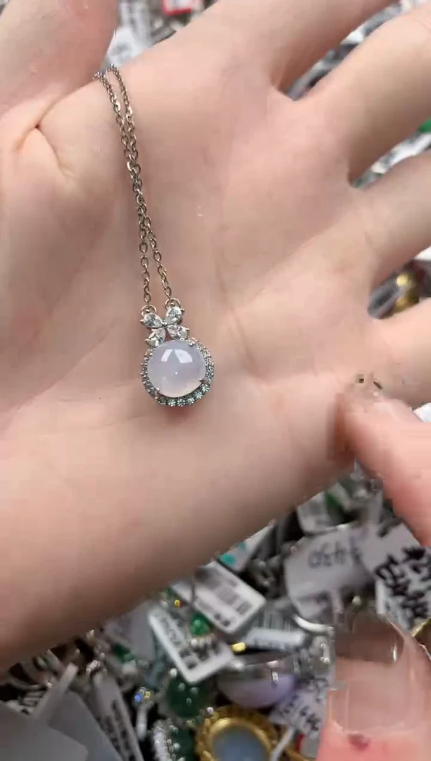 银S925镶嵌戒指翡翠666   5