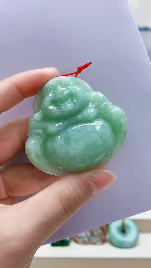 未镶嵌定制翡翠4812lr-毛货挂件52