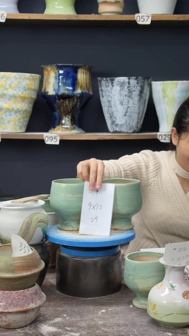 江西景德镇花盆微瑕390