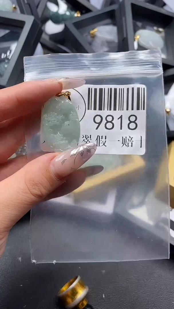 吊坠(不含链)未镶嵌翡翠9818