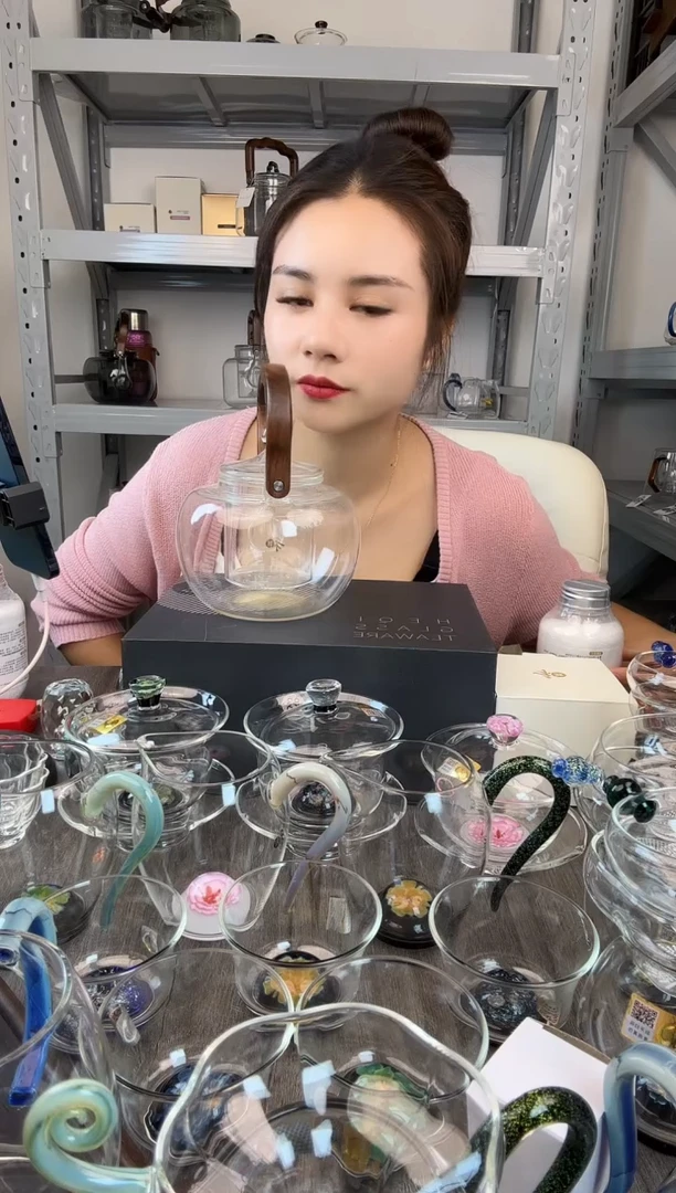 水晶玻璃无盖款P*I禾器 山雅壶