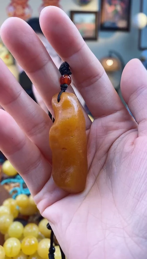 【闪购商品】琥珀颈饰未镶嵌吊坠