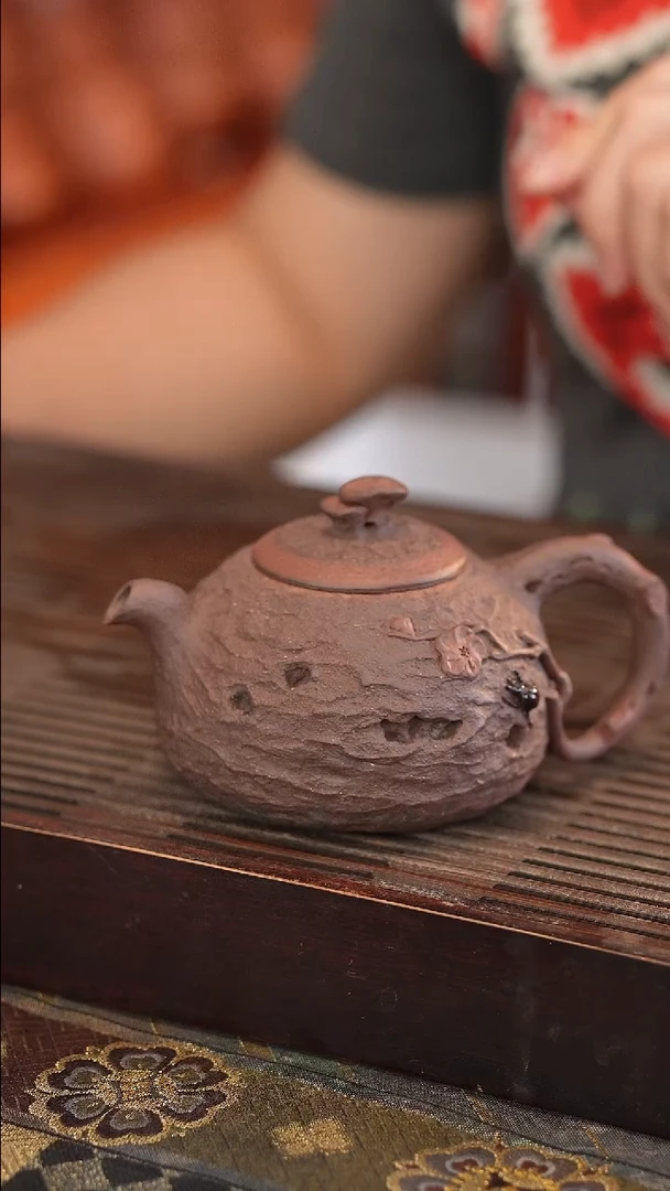 茶壶紫砂原矿手工制作220cc