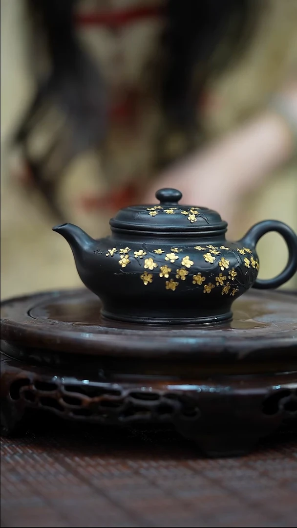 茶壶紫砂宜兴紫砂岁颐传砂原矿全手12