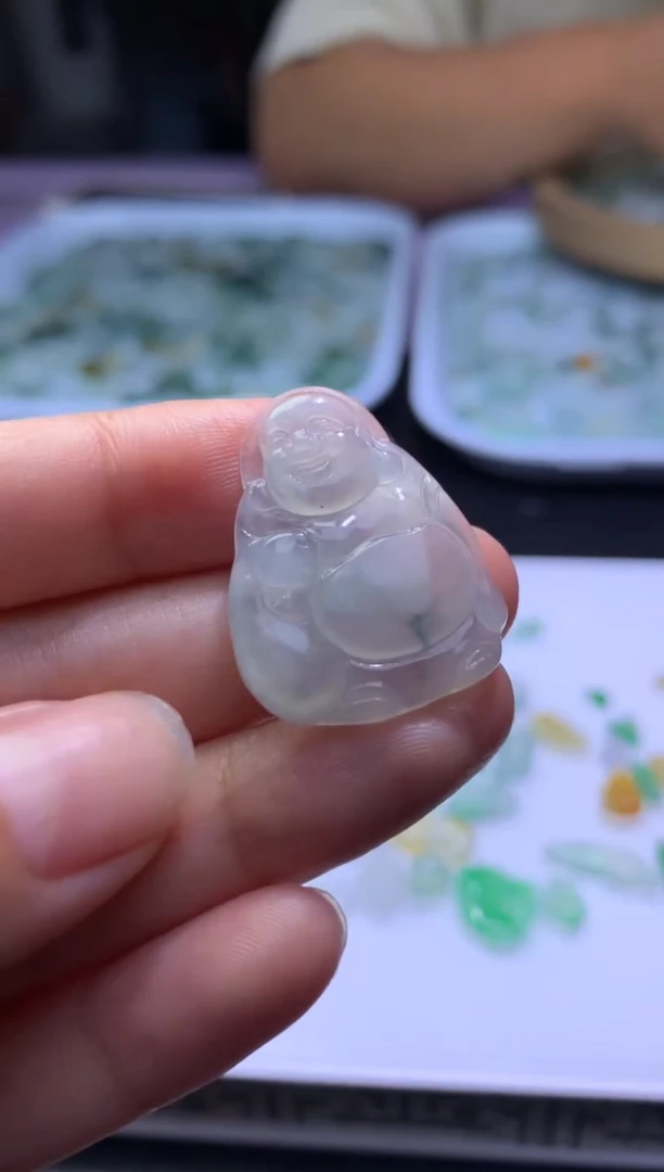 定制翡翠未镶嵌毛货