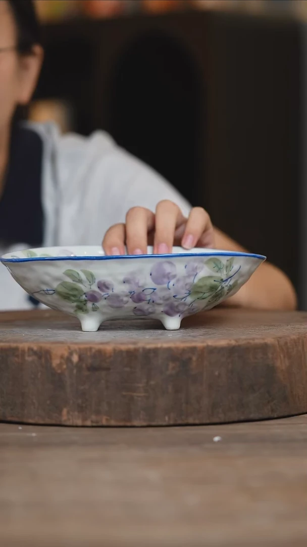 瓷片景德镇高温釉下彩（食品级）