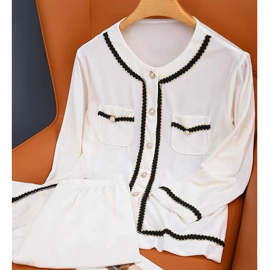 【吴姐专享】高端定制 品彩国际小香风金丝绒家居服套装