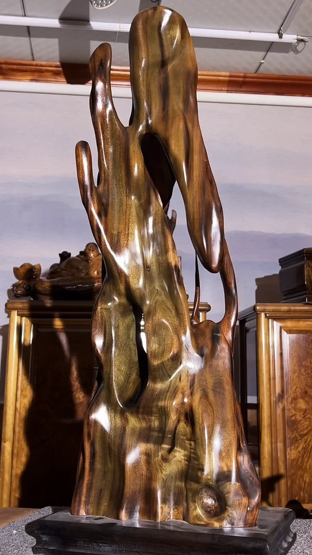 金丝楠金*小叶桢楠手工打磨摆件/厂家直销