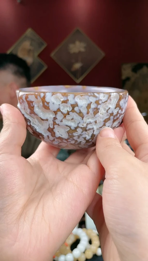 【闪购商品】玛瑙/玉髓摆件未镶嵌茶碗