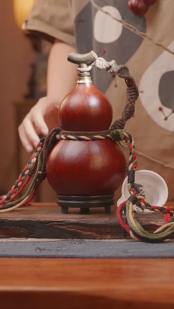 1124号精品大漆葫芦防腐防渗装水茶酒