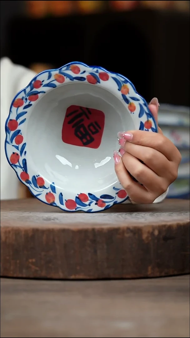 瓷片景德镇高温釉下彩（食品级）