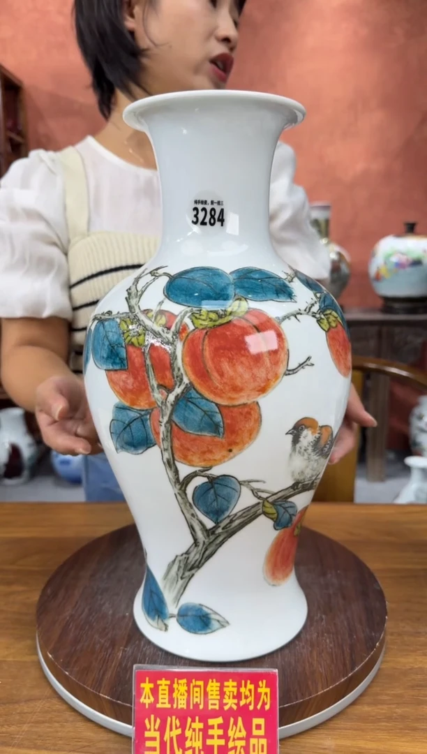 吴义松陶盟手绘陶瓷编码：3284