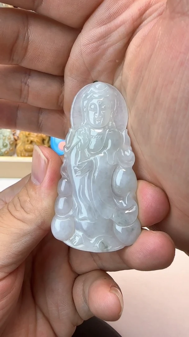 颈饰未镶嵌翡翠高*天然翡翠