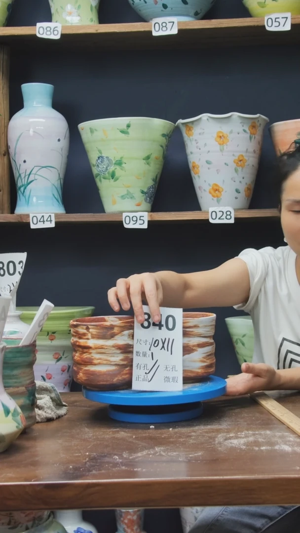 陶瓷景德镇花盆840