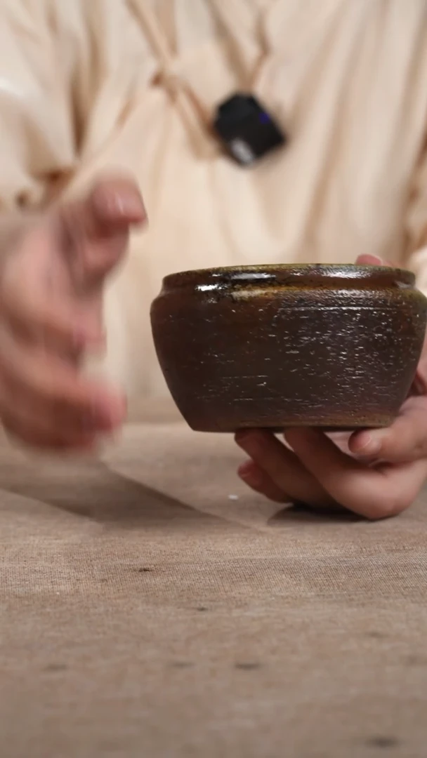 紫砂茶宠柴烧水洗
