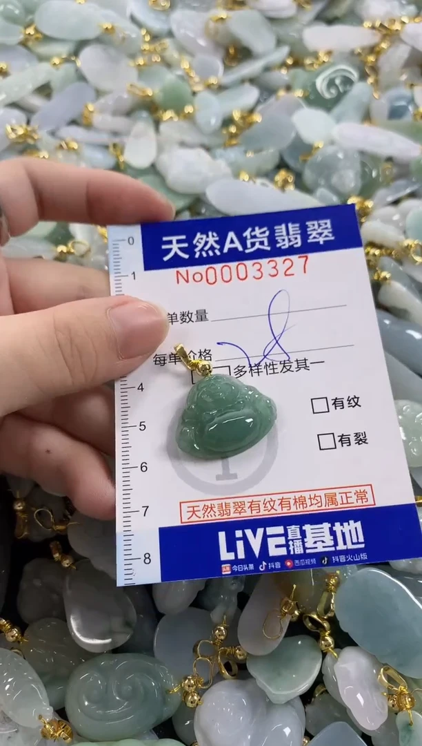 颈饰未镶嵌翡翠天然A货翡翠