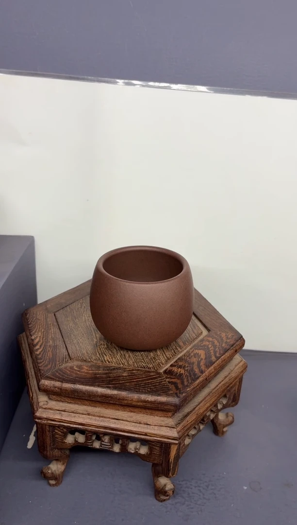 茶壶紫砂台西紫泥 不倒翁