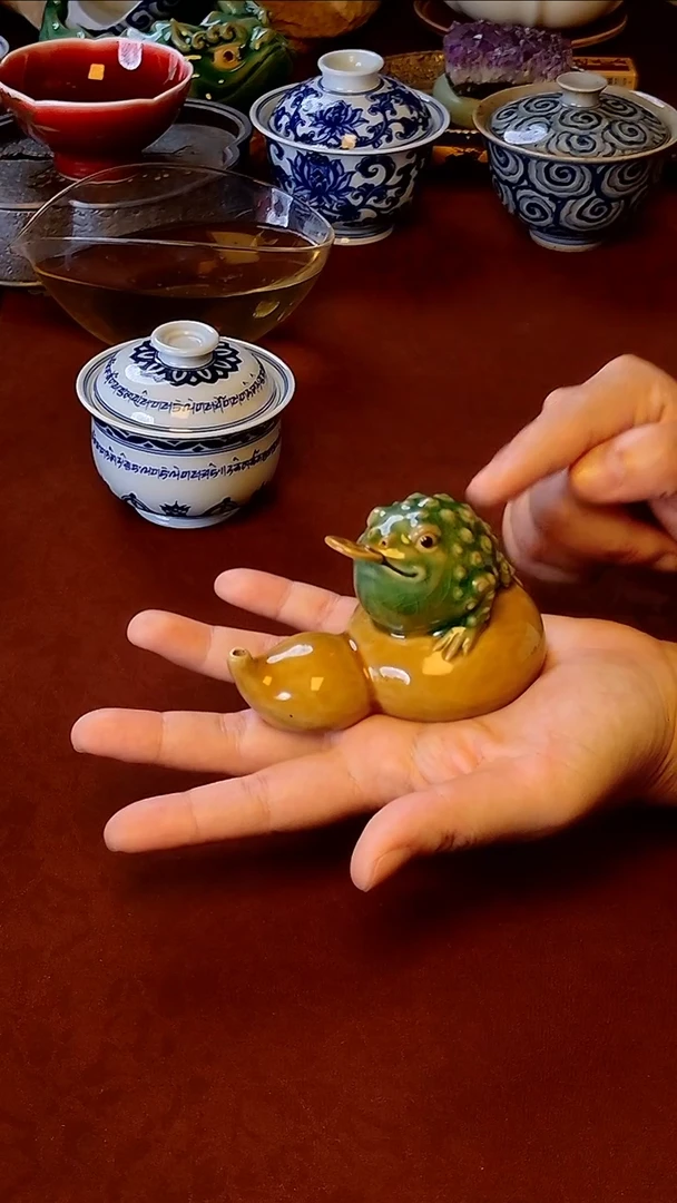 【  手工金蟾茶宠  】