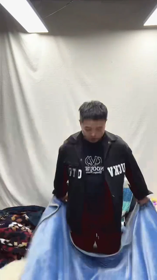 聚酯纤维2.0*2.3蓝色包边