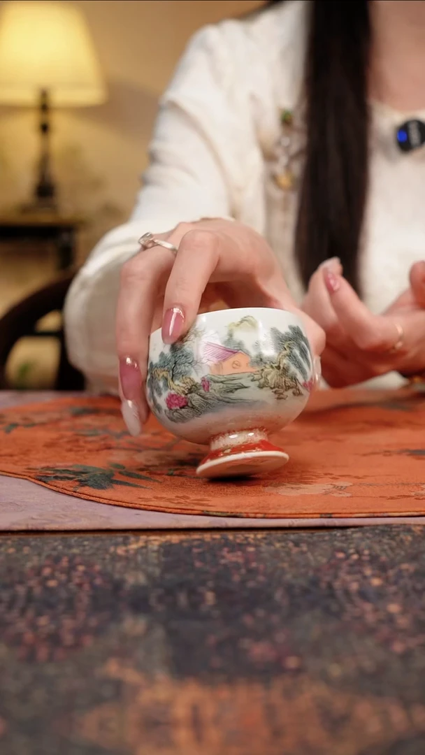 杯景德镇陶瓷杯碗柴烧多人