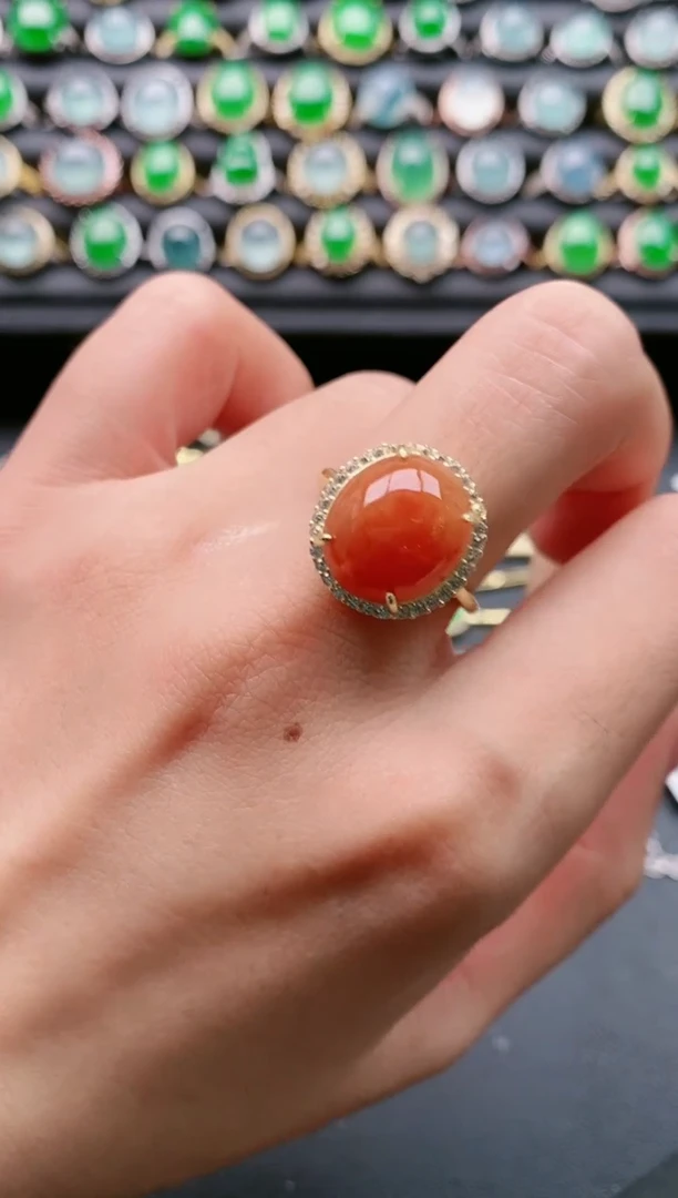 【闪购商品】翡翠戒指银S925镶嵌11111