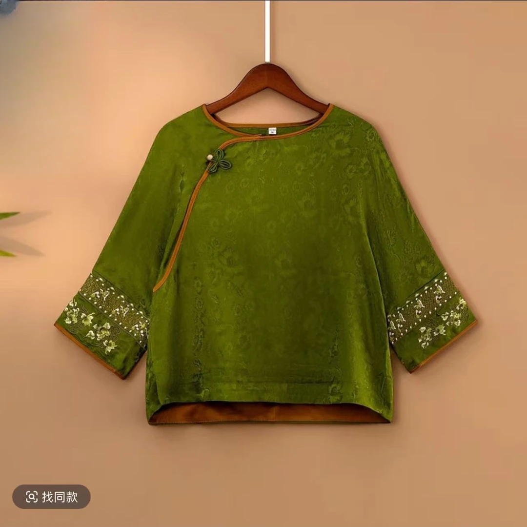 2019【青悠】植物染色高定*定制款上衣