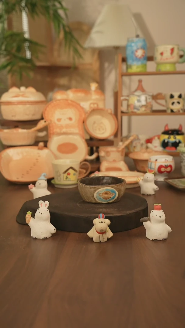 杯子景德镇原创手作陶瓷