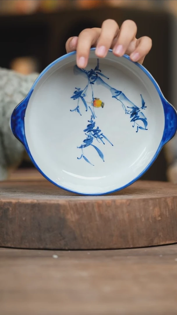 瓷片景德镇高温釉下彩（食品级）