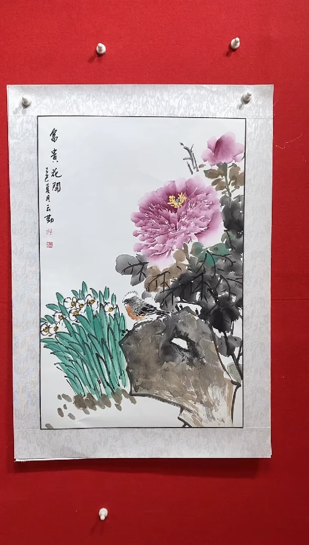 国画国画NYQ杰牛云勤老师作品