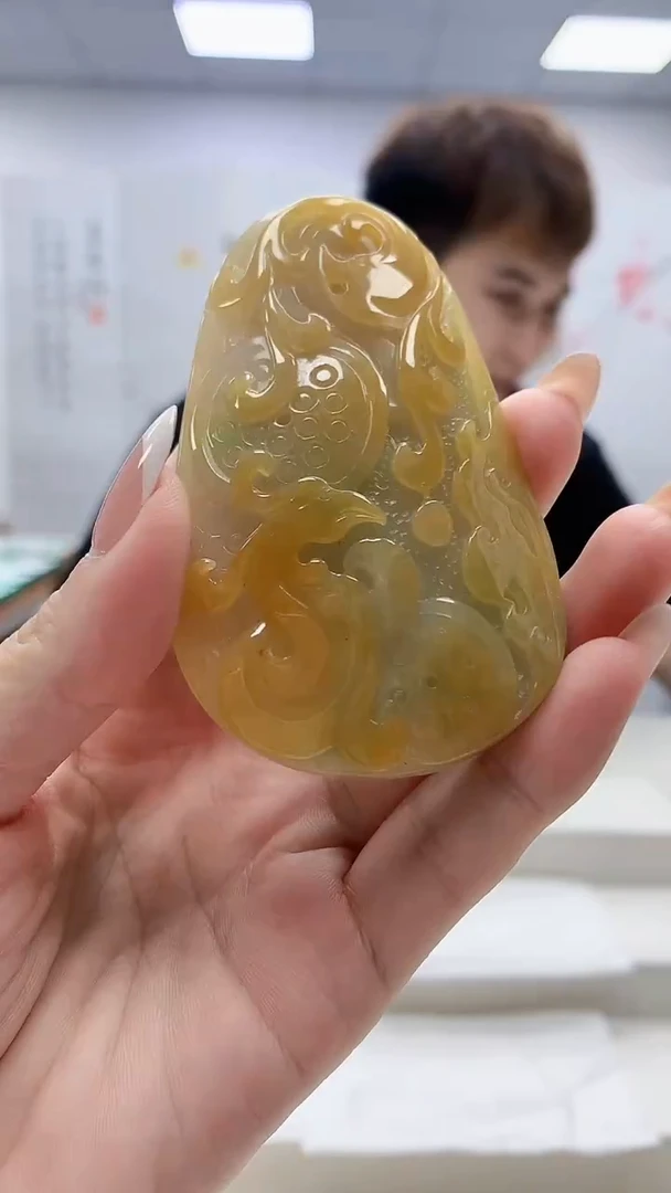 未镶嵌定制翡翠4868ss-毛货挂件33