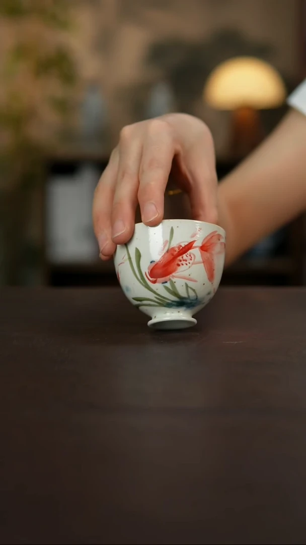 景德镇陶瓷杯碗柴烧多人