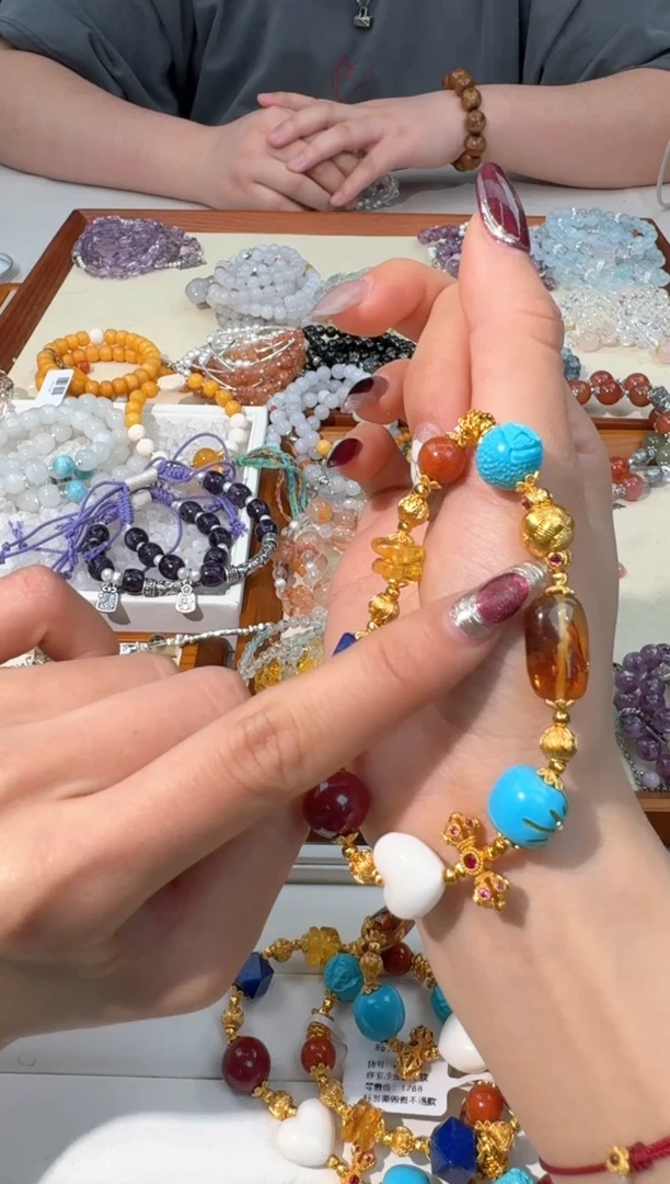 【闪购商品】水晶手串未镶嵌K016多宝沙jin配件款