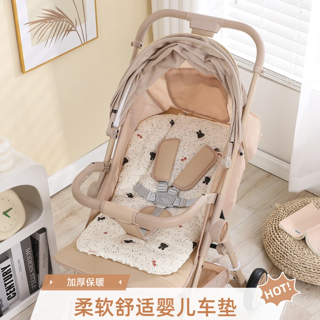推车垫子婴儿专用加厚新生儿推车垫车垫子秋冬保暖棉垫可机洗防滑