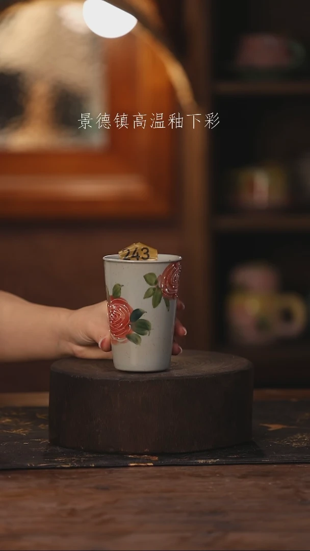 陶瓷景德镇高温釉下手绘陶瓷243