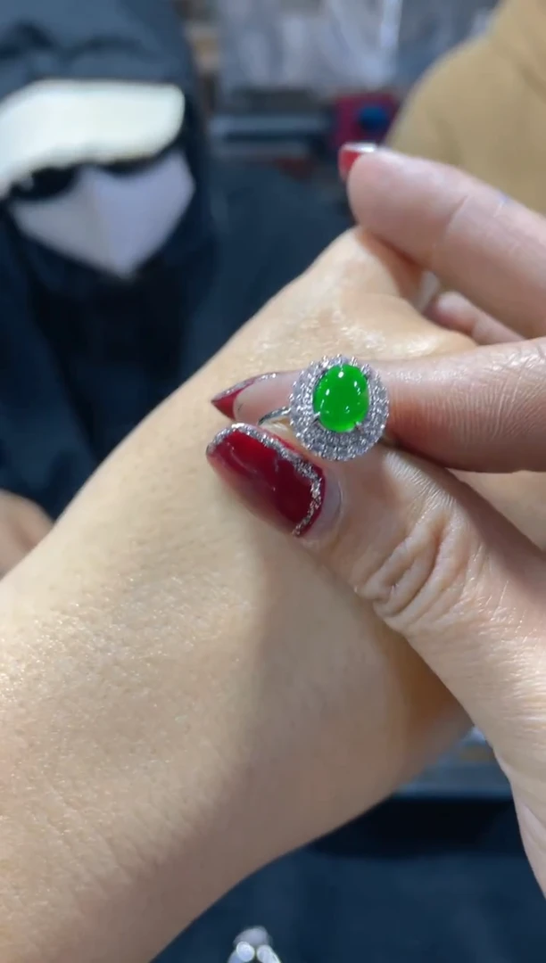 【闪购商品】翡翠戒指未镶嵌天然A货翡翠假一罚四（多样性发一件）