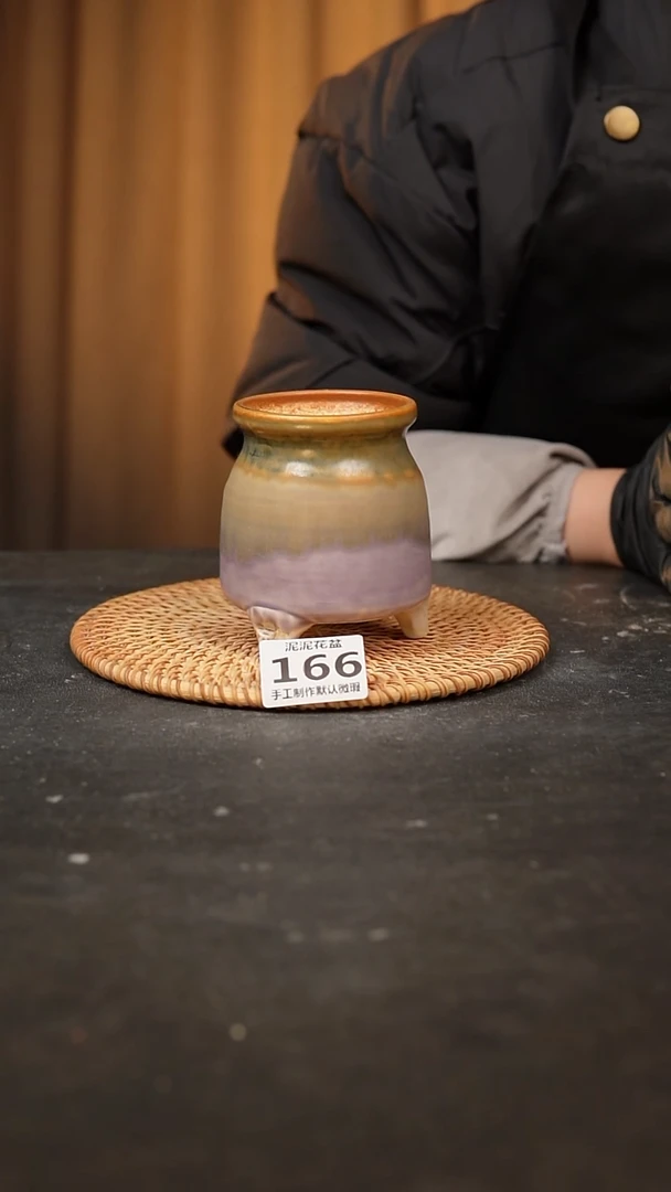 【闪购商品】瓷片166景德镇陶瓷花盆