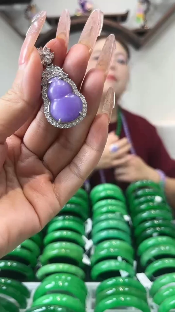 【闪购商品】翡翠颈饰未镶嵌闪14 吊坠